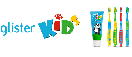 Os produtos GLISTER Kids são especialmente desenvolvidos
para as necessidades dos pequenos