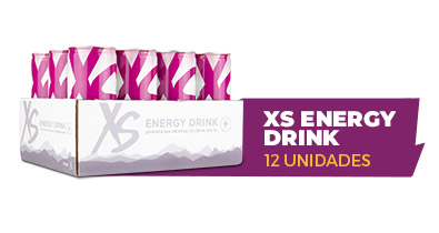 XS é uma gostosa bebida energética,
também no sabor Cranberry-Uva,
para quando você quer dar um gás
extra nos níveis de energia.