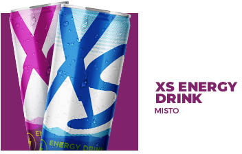 XS ENERGY
DRINK misto