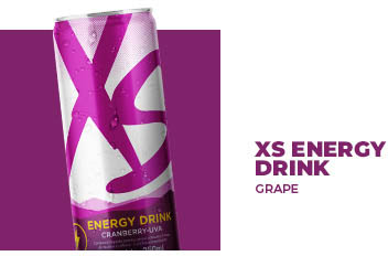 XS ENERGY
DRINK GRAPE