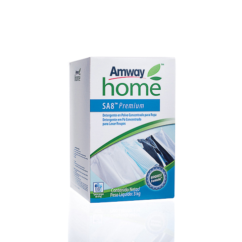 Detergente em pó biodegradável concentrado da Amway 3 Kg.