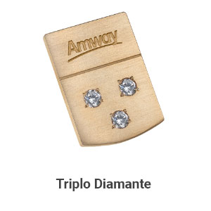 pin triplo diamante